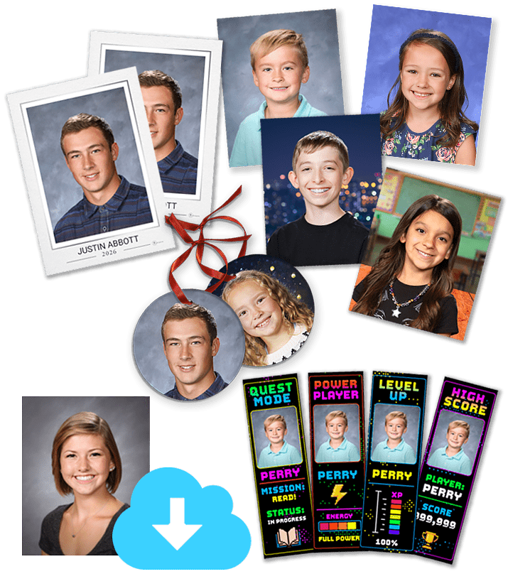 Fall 2026 school picture day: a collage of student portraits from Parsons Photography